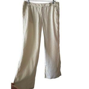 French Connection  Women's Relaxed Fit 100% Linen Trouser Pants